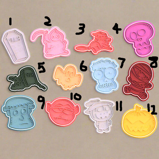 Halloween stamps and cutters #2