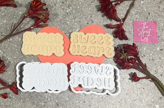 Sweetheart Cookie stamp and cutter
