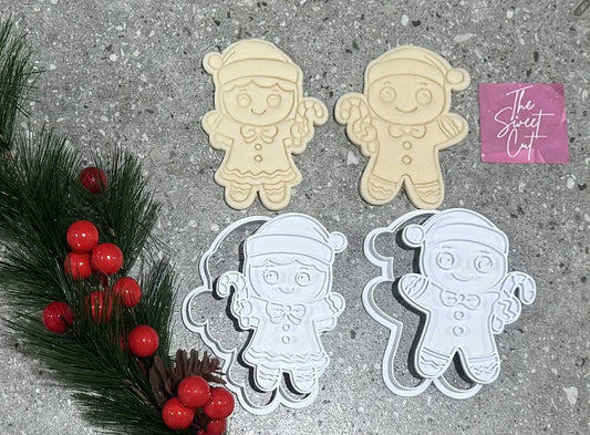 Cute Gingerbread people
