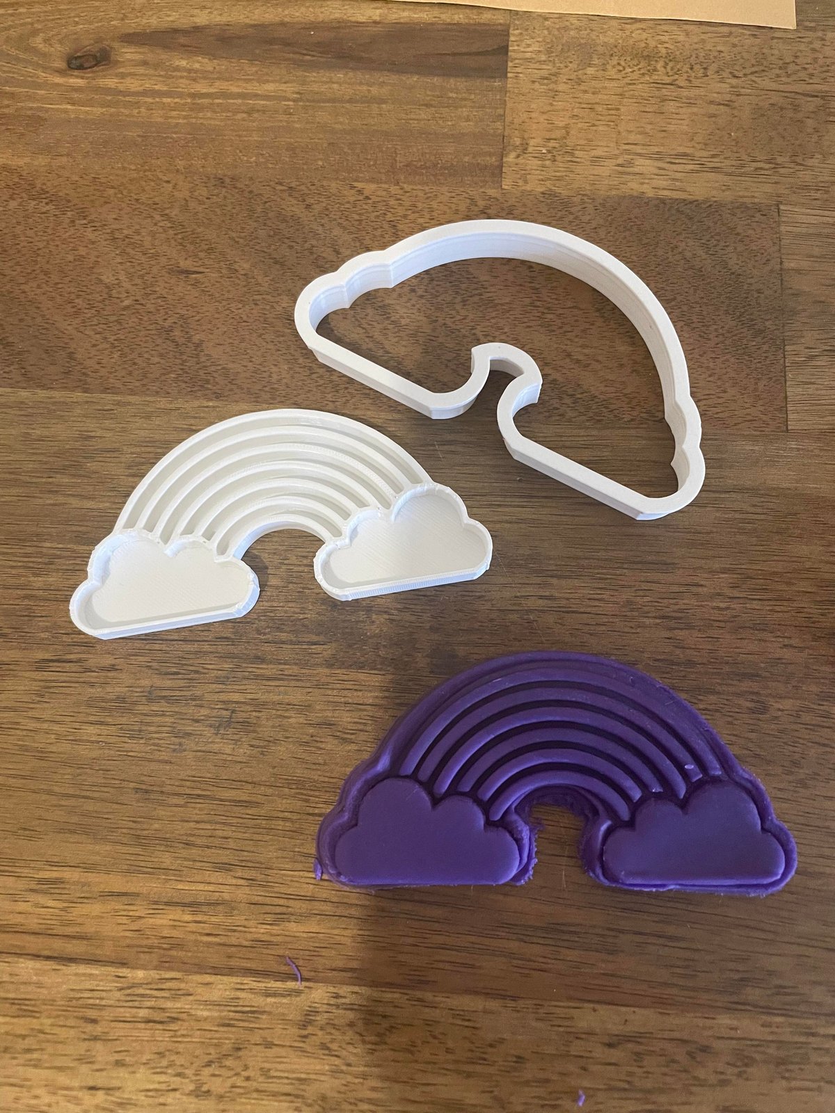 Rainbow stamp and cutter