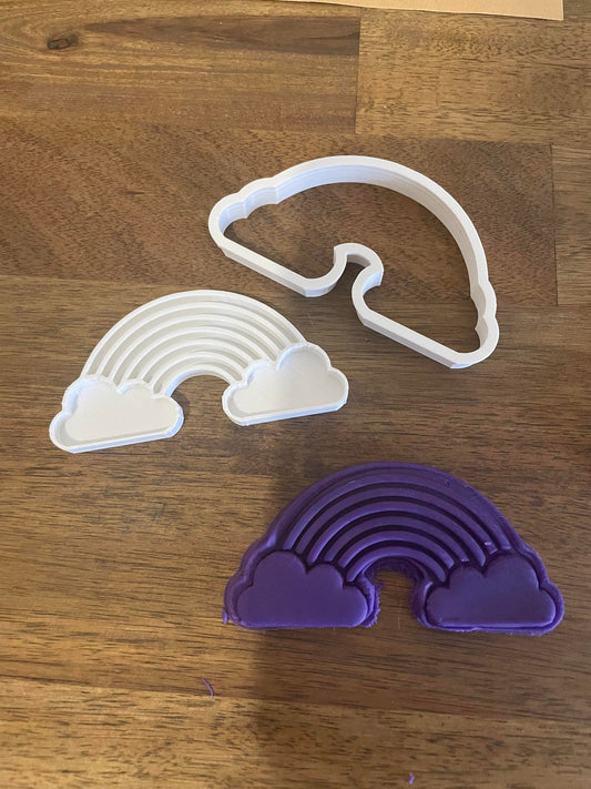Rainbow stamp and cutter
