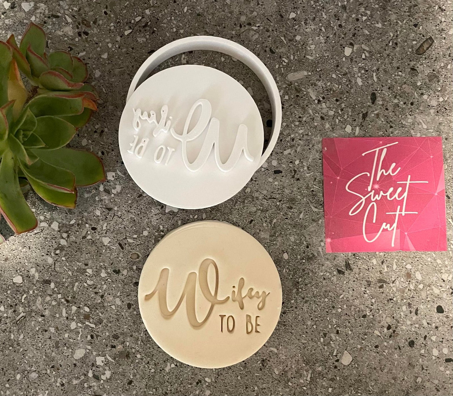 Wifey to be stamp and cutter