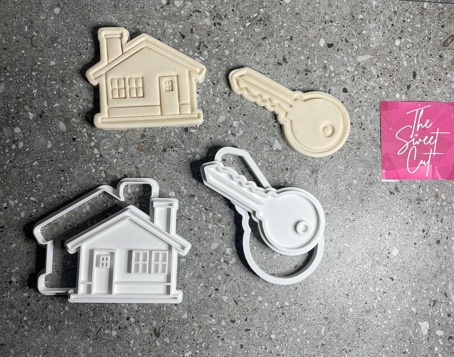 House and keys Stamp and Cutter