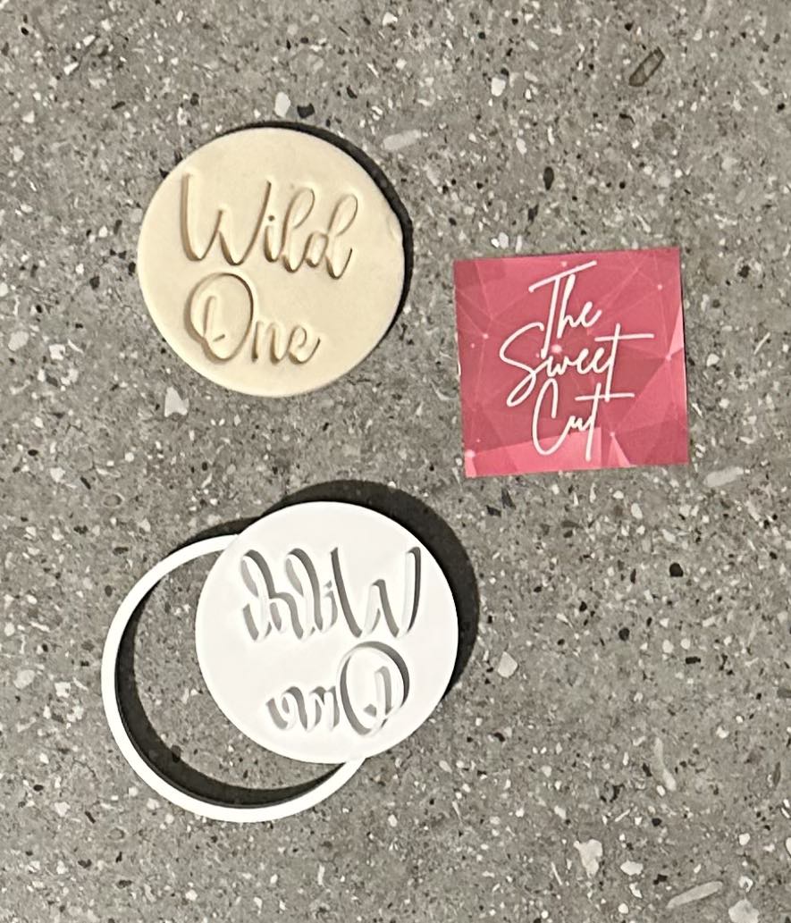 Wild one Stamp and Circle Cutter