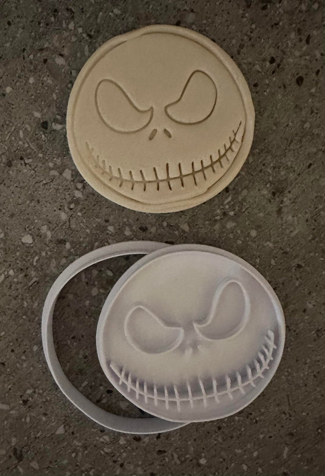 scary face stamp and cutter