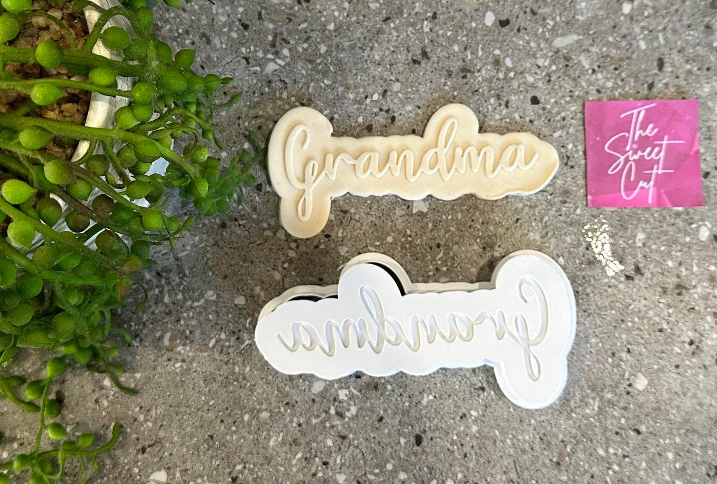 Grandma stamp and cutters