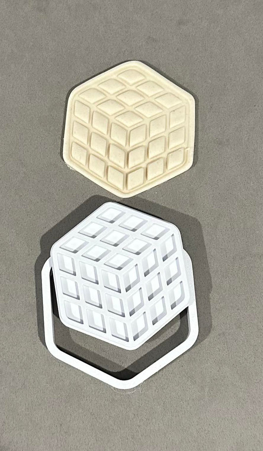 Rubic Cube stamp and cutter
