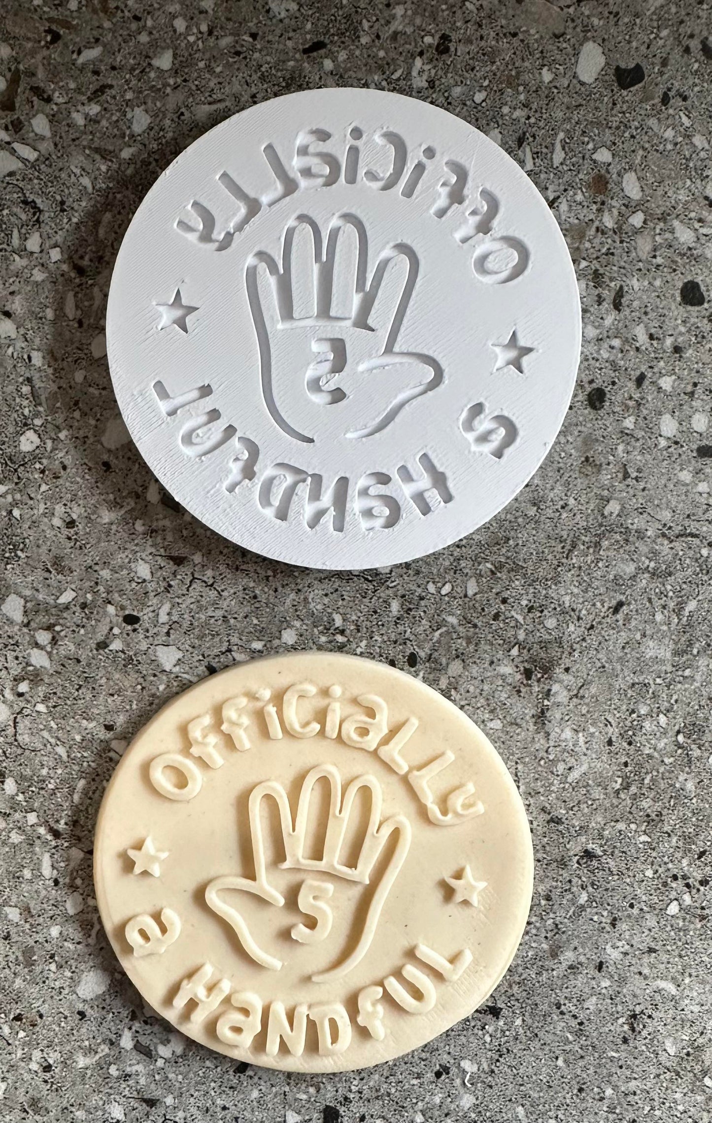 Officially a handful 5 stamp and cutter