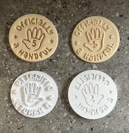 Officially a handful 5 stamp and cutter