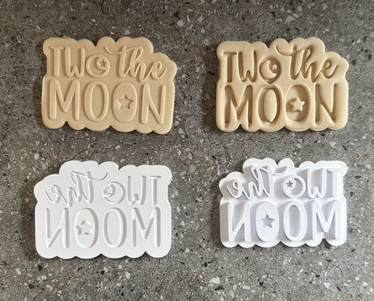 Two the moon stamp and cutter