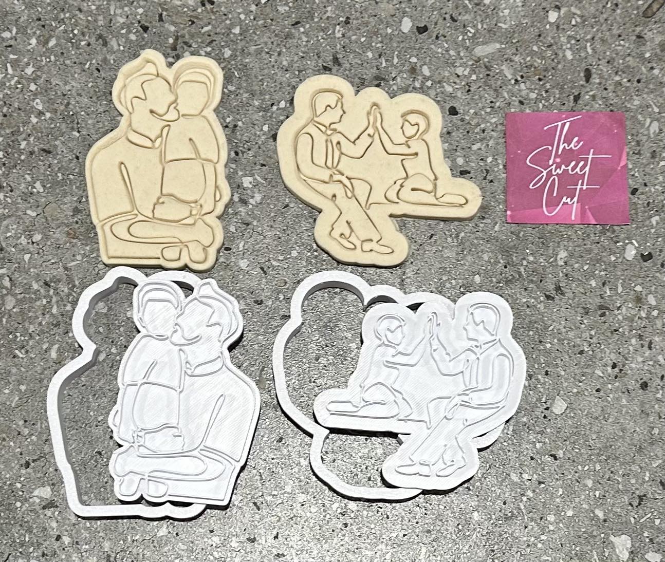 Line Dad stamp and cutter