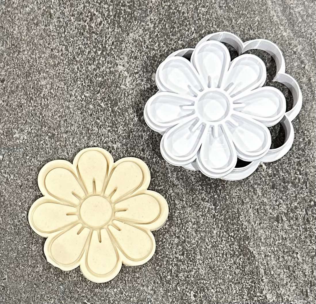 Flower stamp and cutter