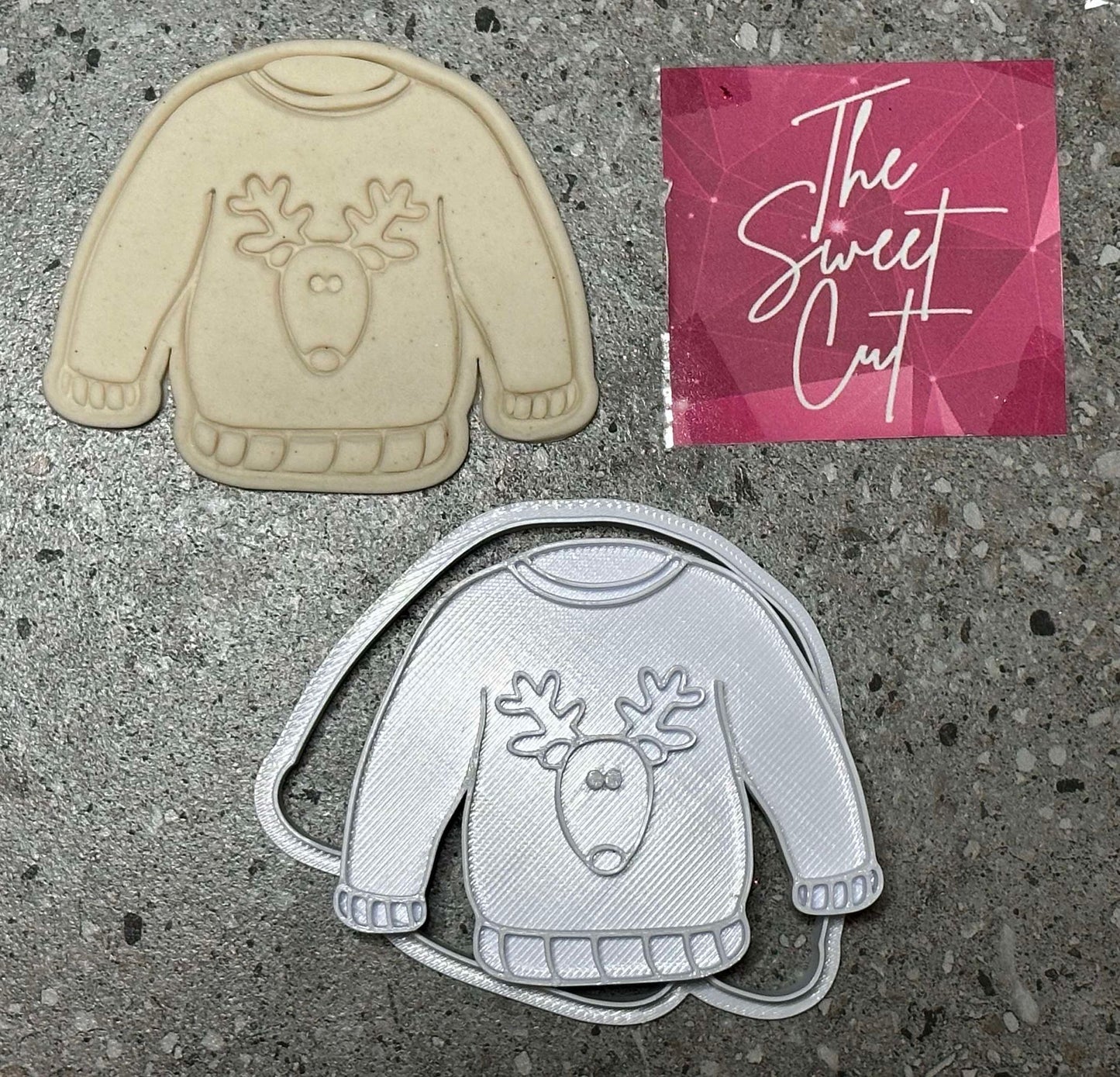 Christmas jumper stamp and cutter