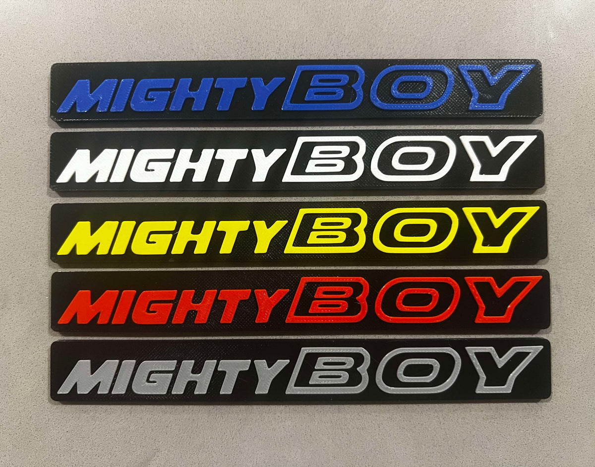 Mighty boy badge