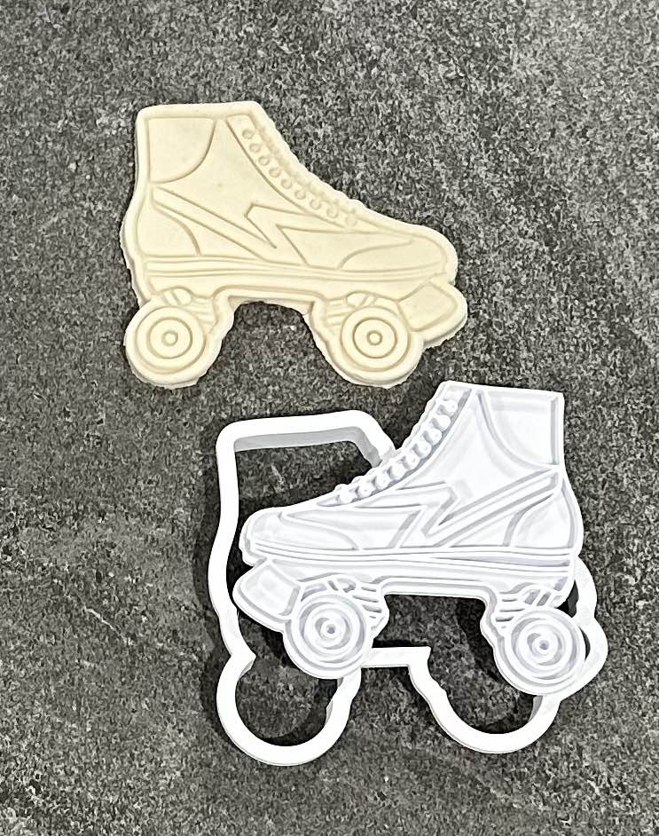 Roller skates stamp and cutter