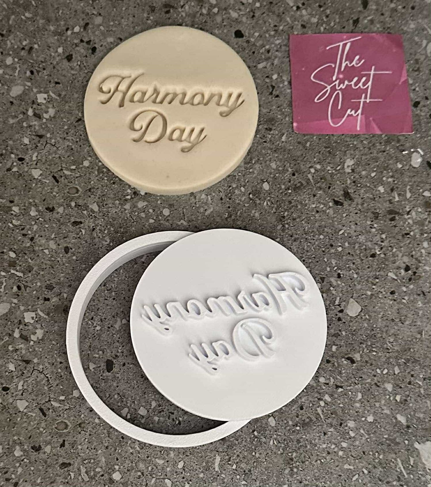 Harmony Day stamp and circle cutter