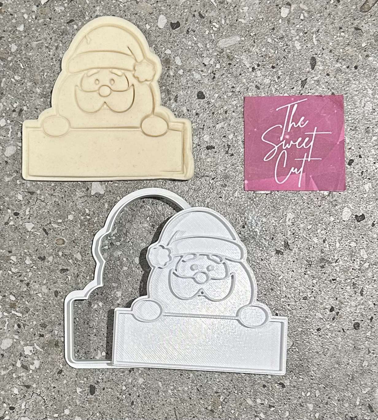 Santa place card stamp and cutter (2024)