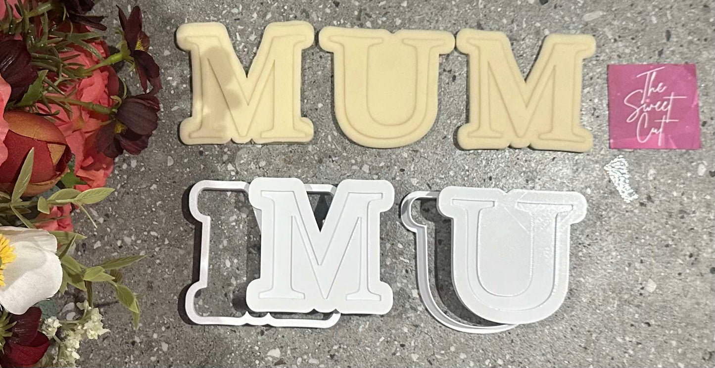 Mum stamp and cutter