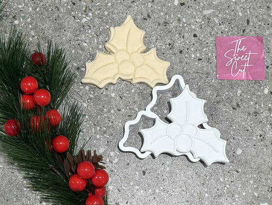 Holly stamp and cutter