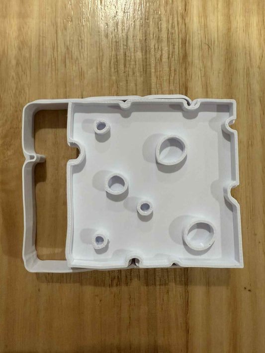 Cheese stamp and cutter