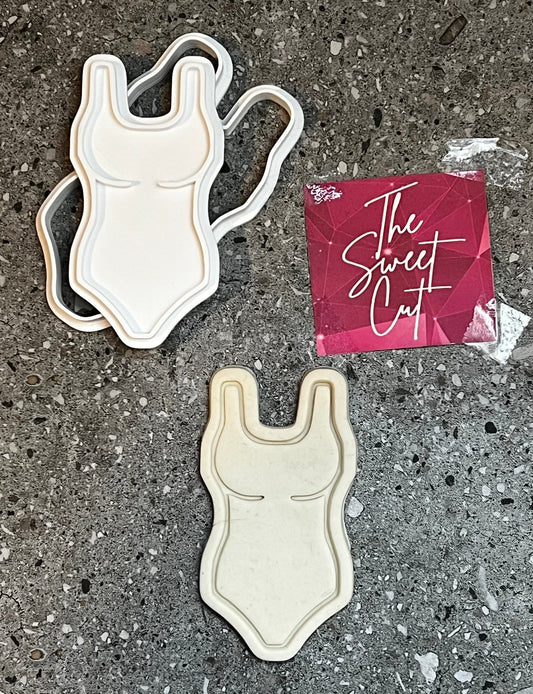Women bathers stamp and cutter