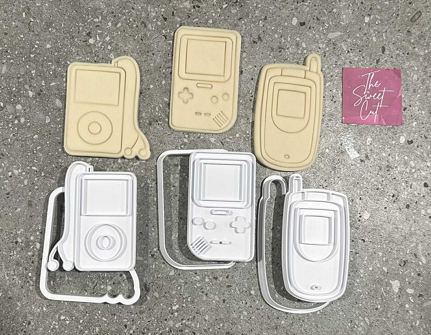 90s theme stamp and cutters