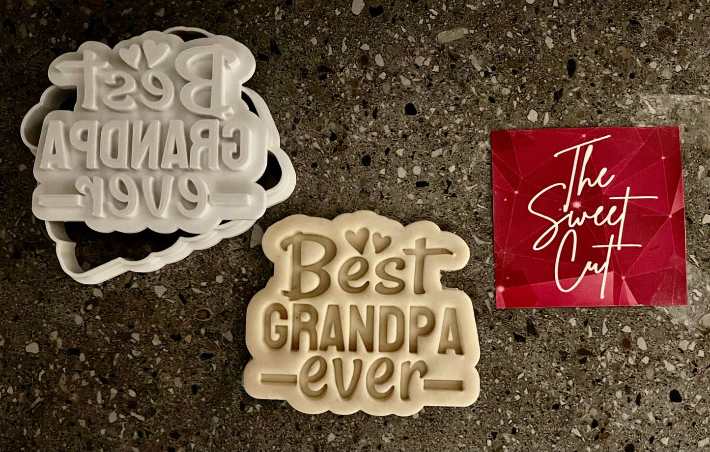 Best grandpa ever stamp and cutter