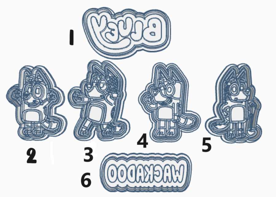Dog theme Stamp and cutters