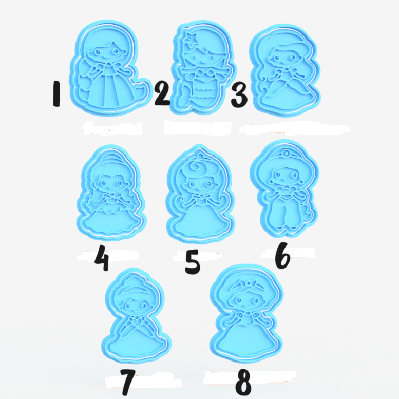 Princess stamp and cutters