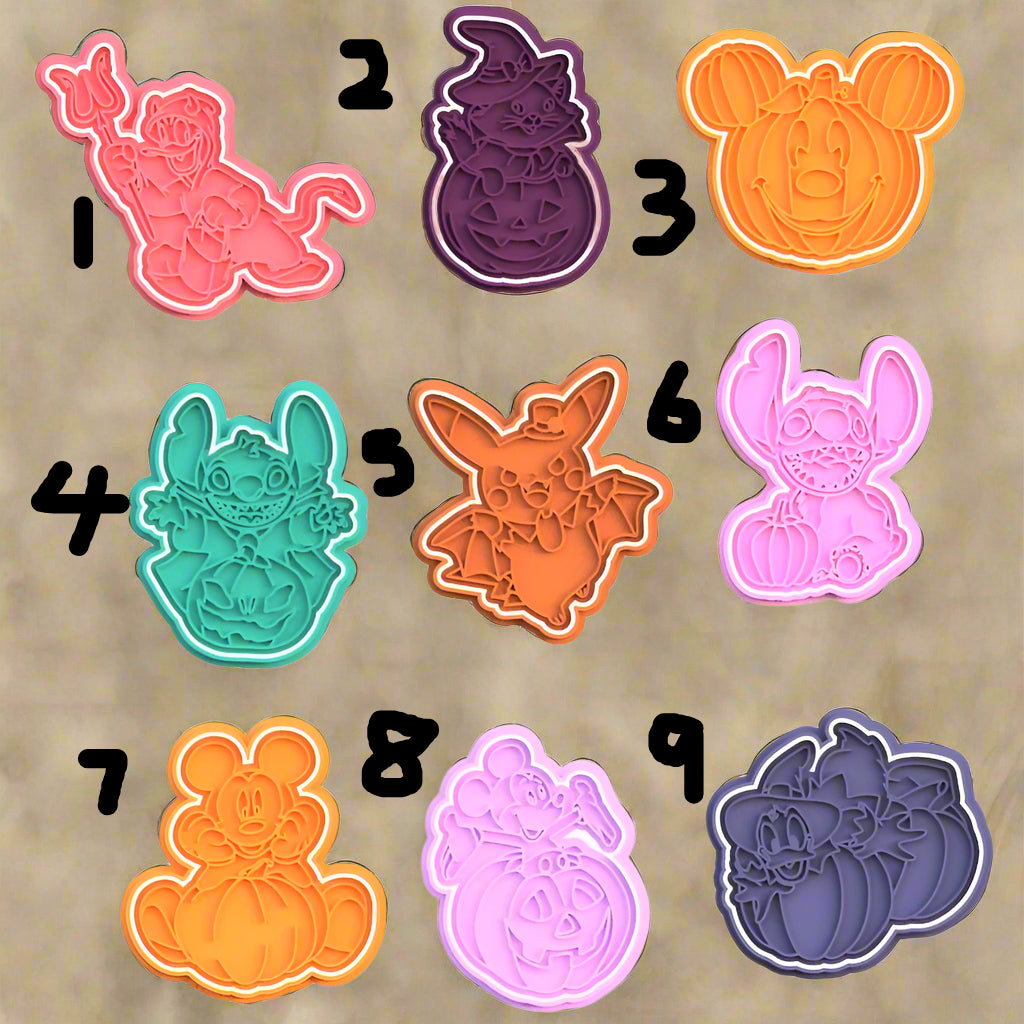 Halloween Theme stamps and cutters