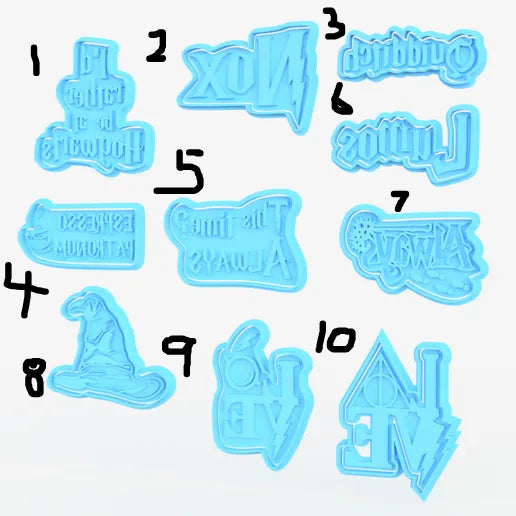 Harry quotes stamp and cutters