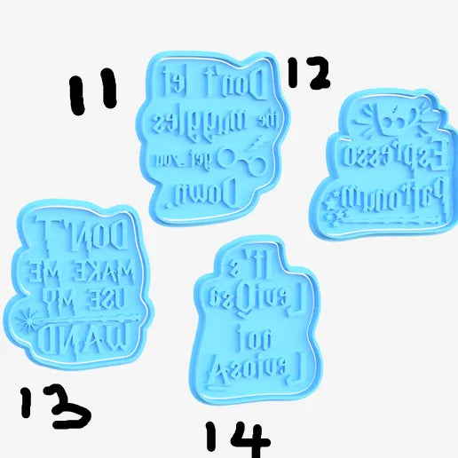Harry quotes stamp and cutters