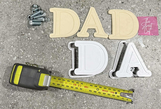 D A stamp and cutters