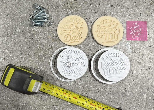 Fishing quotes for dad stamp and cutters
