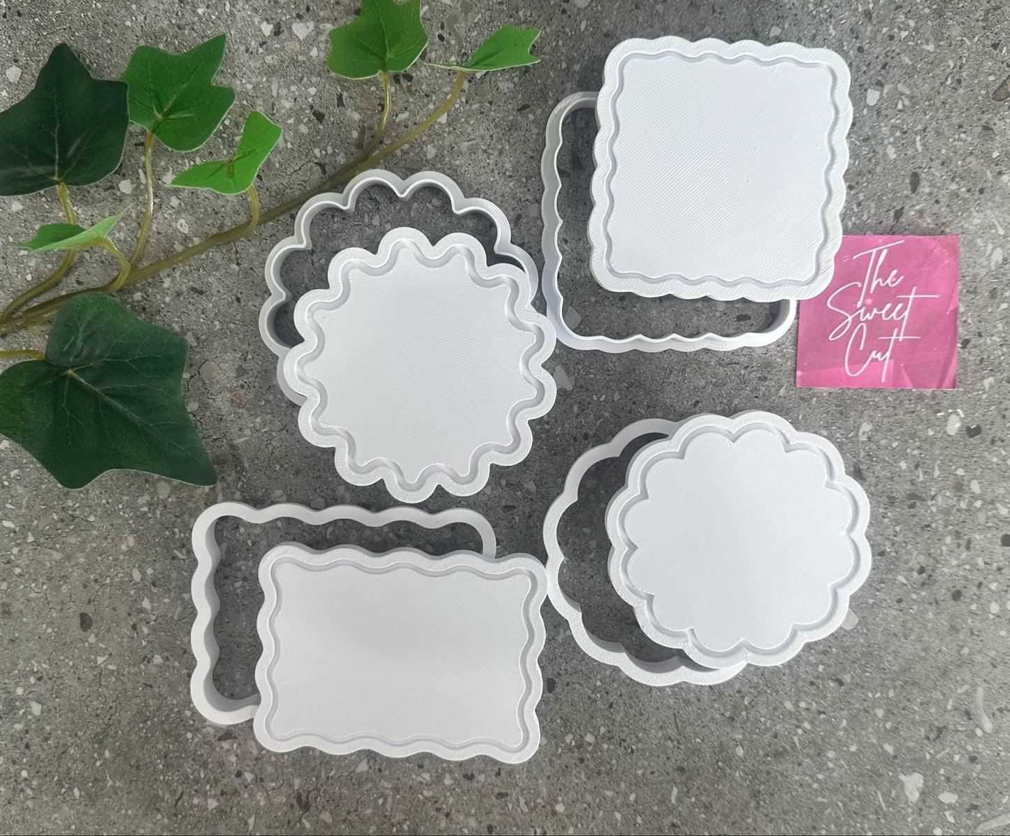Wavy stamps and cutters
