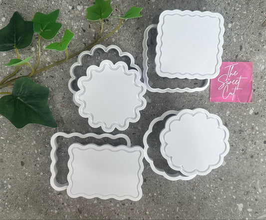 Wavy stamps and cutters