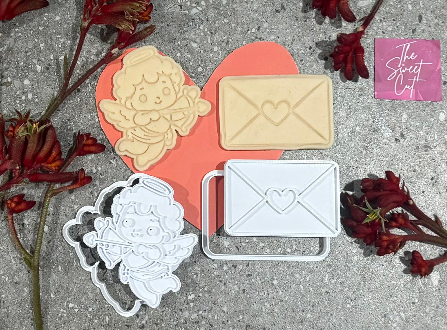 Cupid pack with stamp and cutters