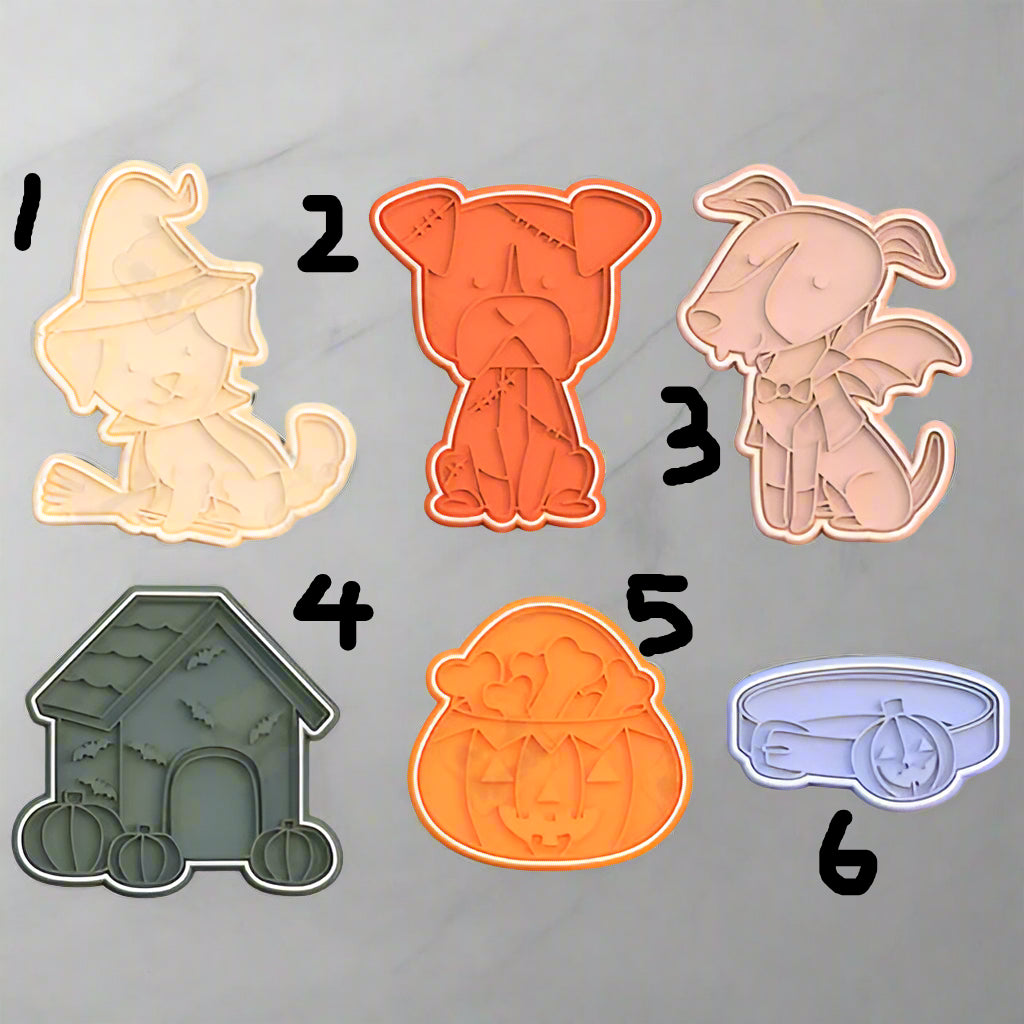 Dog Halloween stamp and cutters