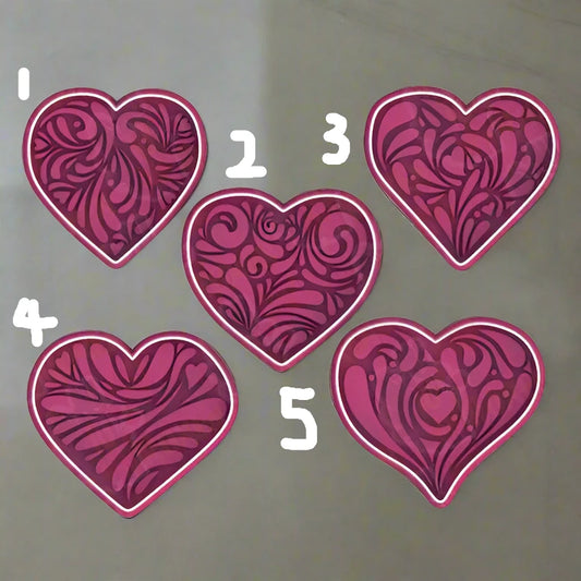 Hearts stamp and cutter