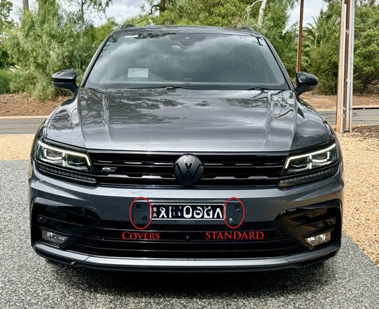 Tiguan plate plugs